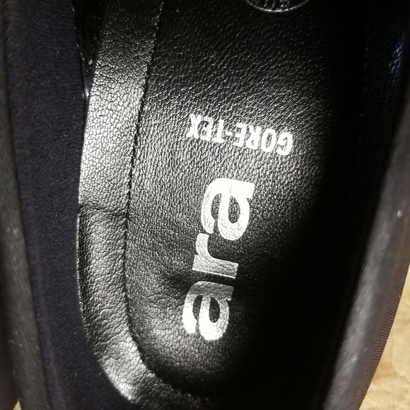 Ara gore-tex women's blue high heel comfort shoe,size 9.5 - Picture 4 of 12